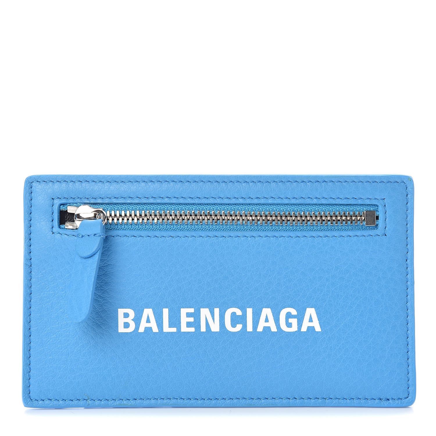Balenciaga Calfskin Long Everyday Multi Card Holder Bright Bleu 1 of 6