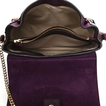 Chloe Calfskin Small Faye Day Shoulder Bag Intense Violine 4 of 17