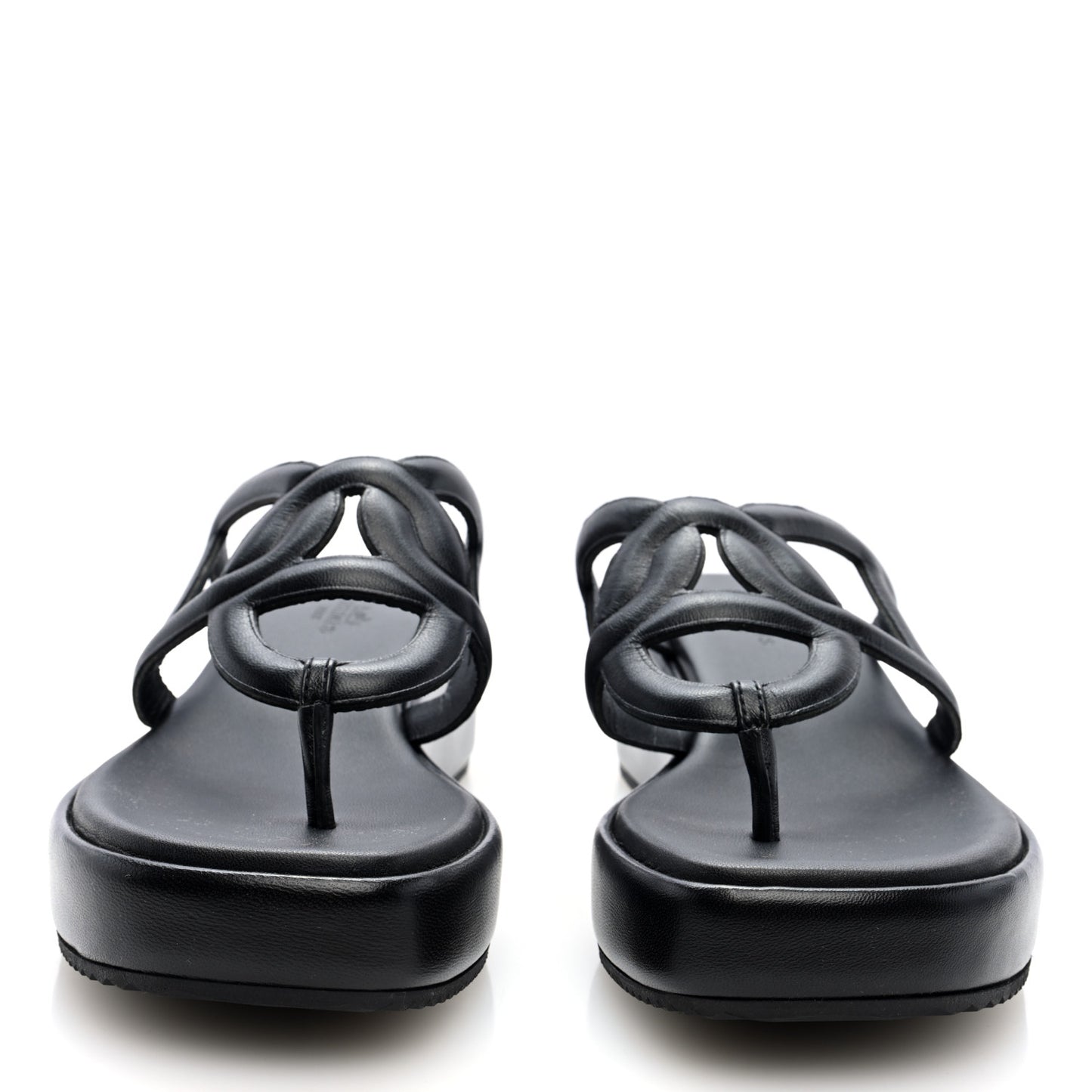 Nappa Gipsy Sandals 38 Black