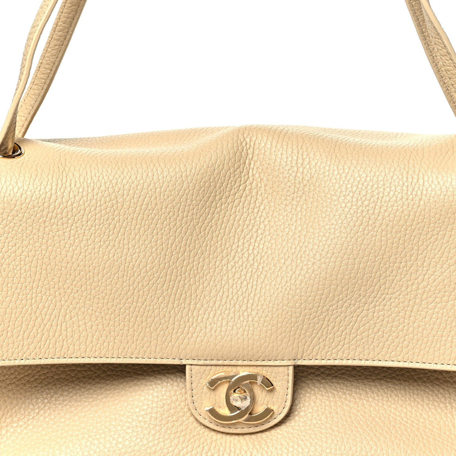 Chanel Grained Calfskin Small Souplissimo Maxi Flap Beige 7 of 10
