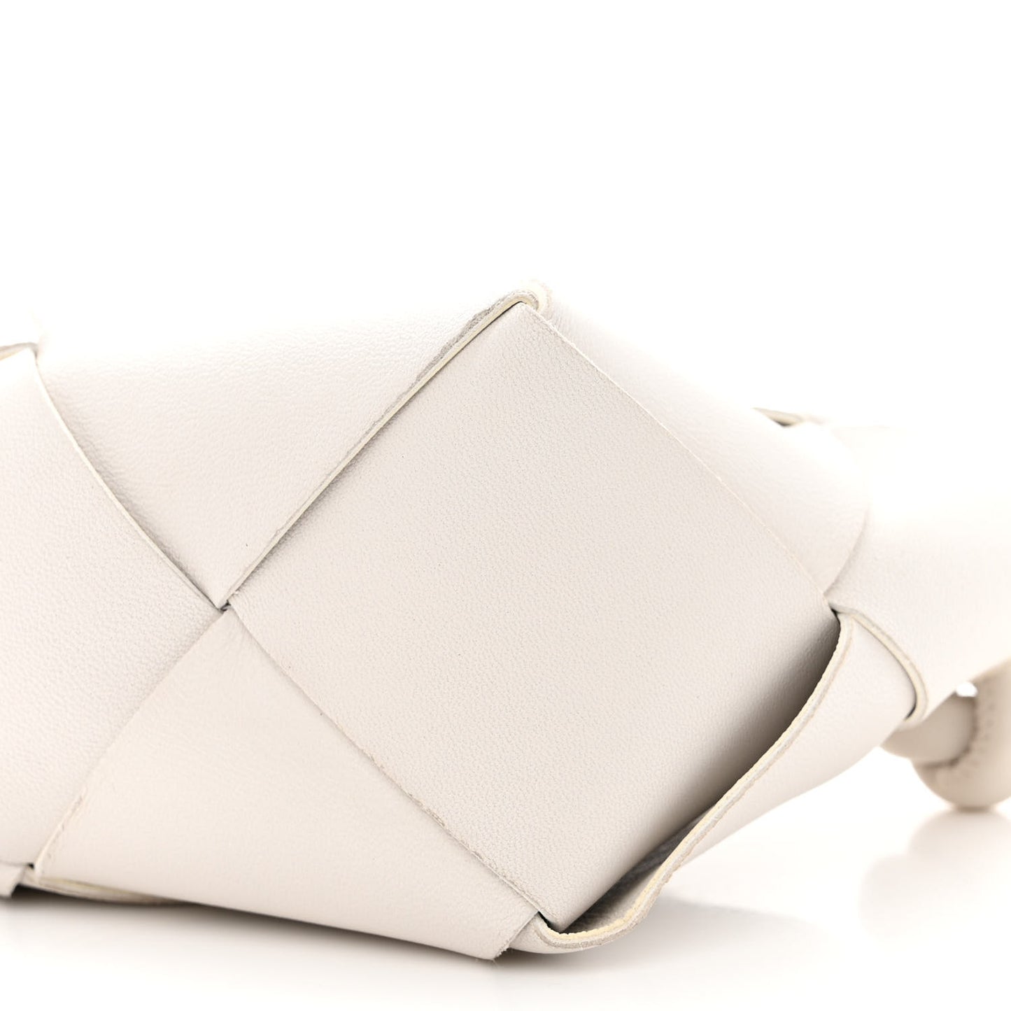 Nappa Maxi Intreccio Exploded Shoulder Bag Chalk