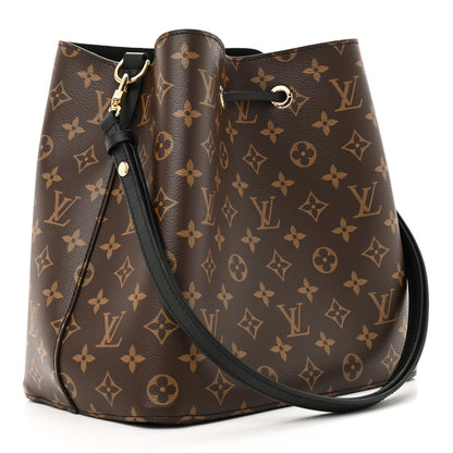 Louis Vuitton Monogram Neonoe MM Black 3 of 9