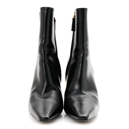 Givenchy Calfskin G Cube Heel Ankle Boots 39 Black 3 of 9