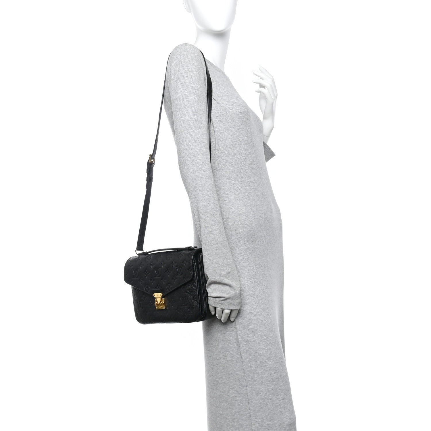 Louis Vuitton Empreinte Pochette Metis Black 2 of 13