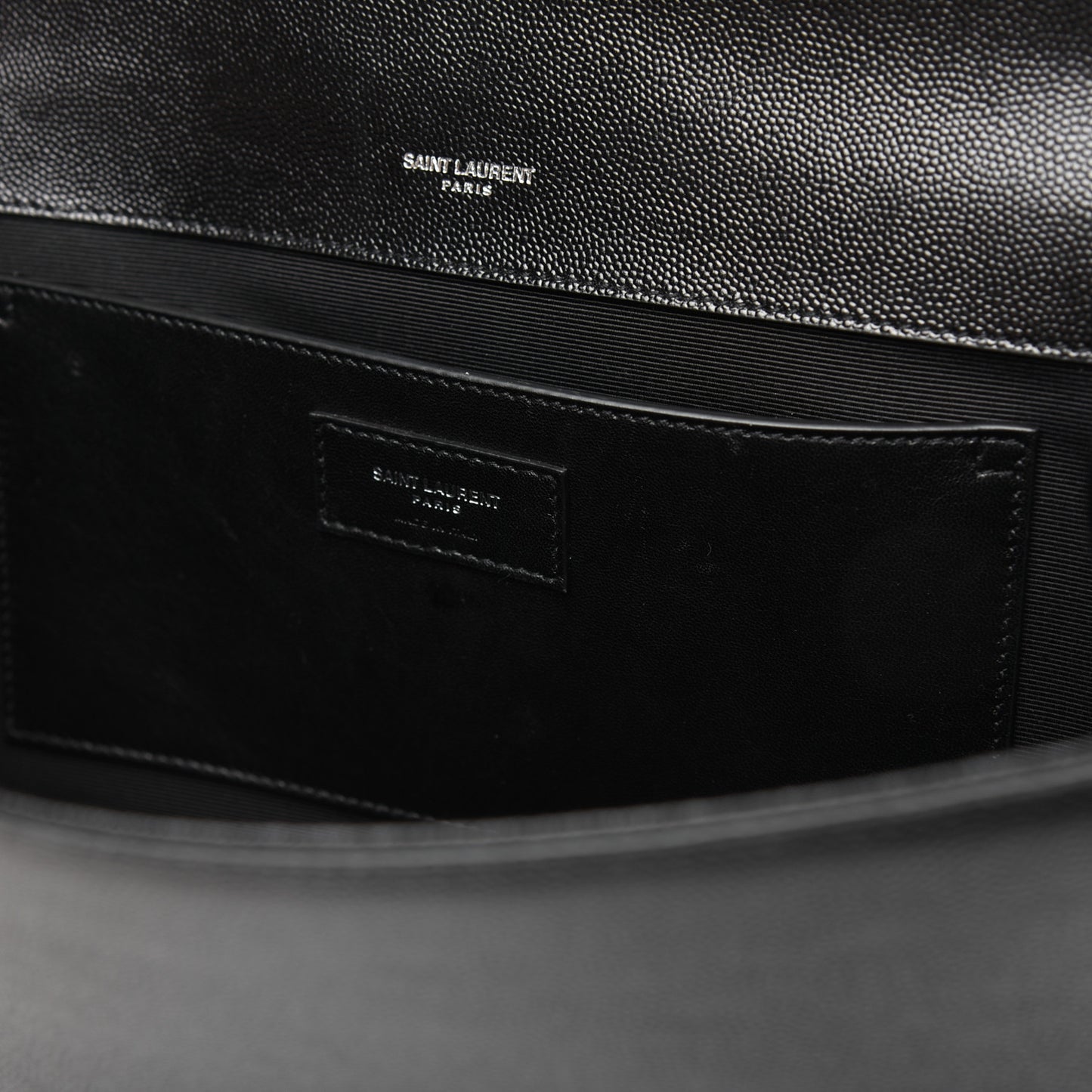Grain De Poudre Large Classic Monogram Kate Satchel Black