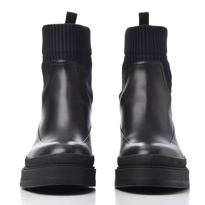 Hermes Calfskin Ankle Boots 36 Black 2 of 8