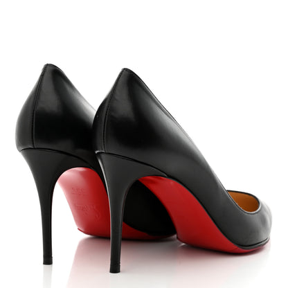 Christian Louboutin Shiny Nappa Pigalle Follies 85 Pumps 38.5 Black 4 of 9