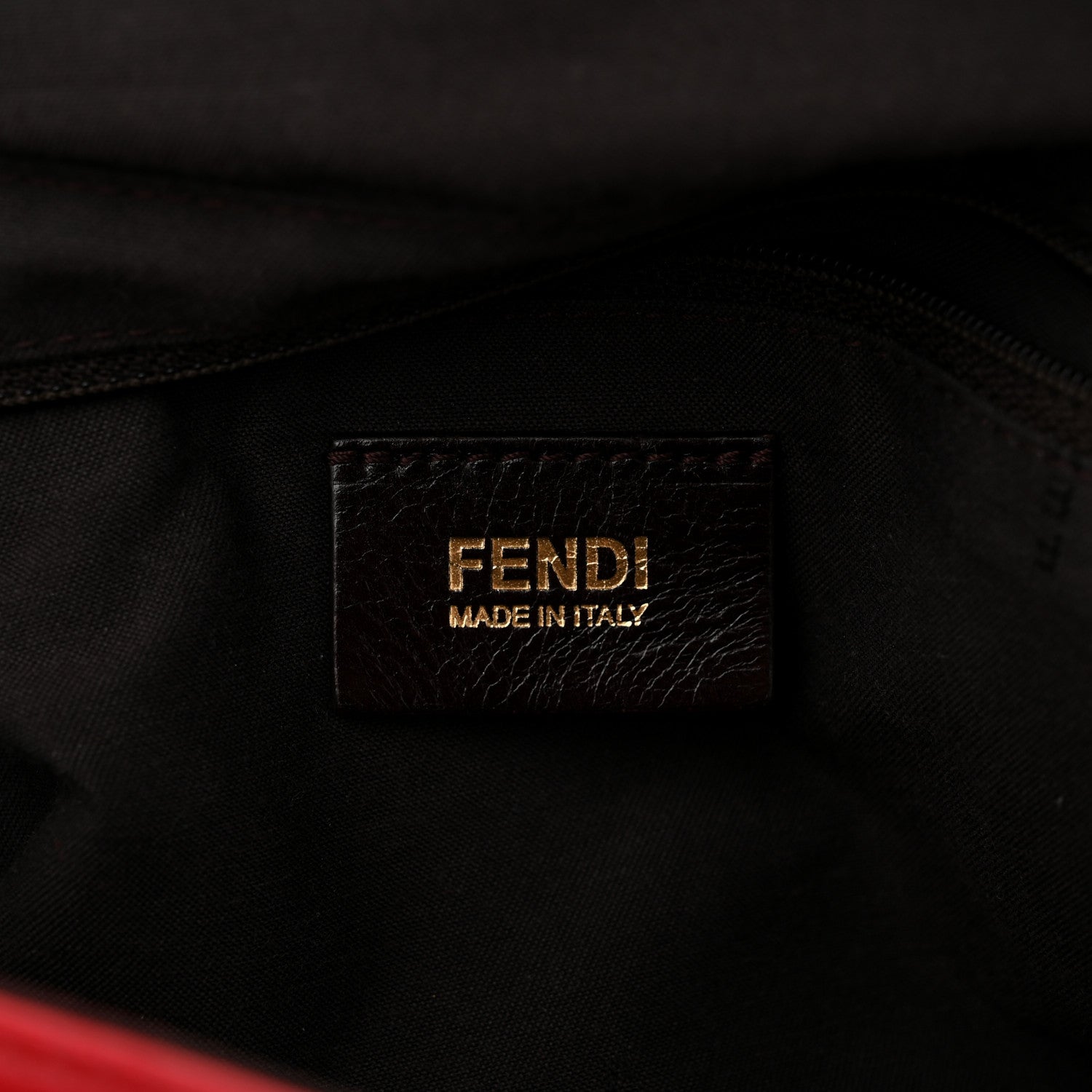 Fendi Vitello Savana Snakeskin Big Mama Baguette Red 6 of 10