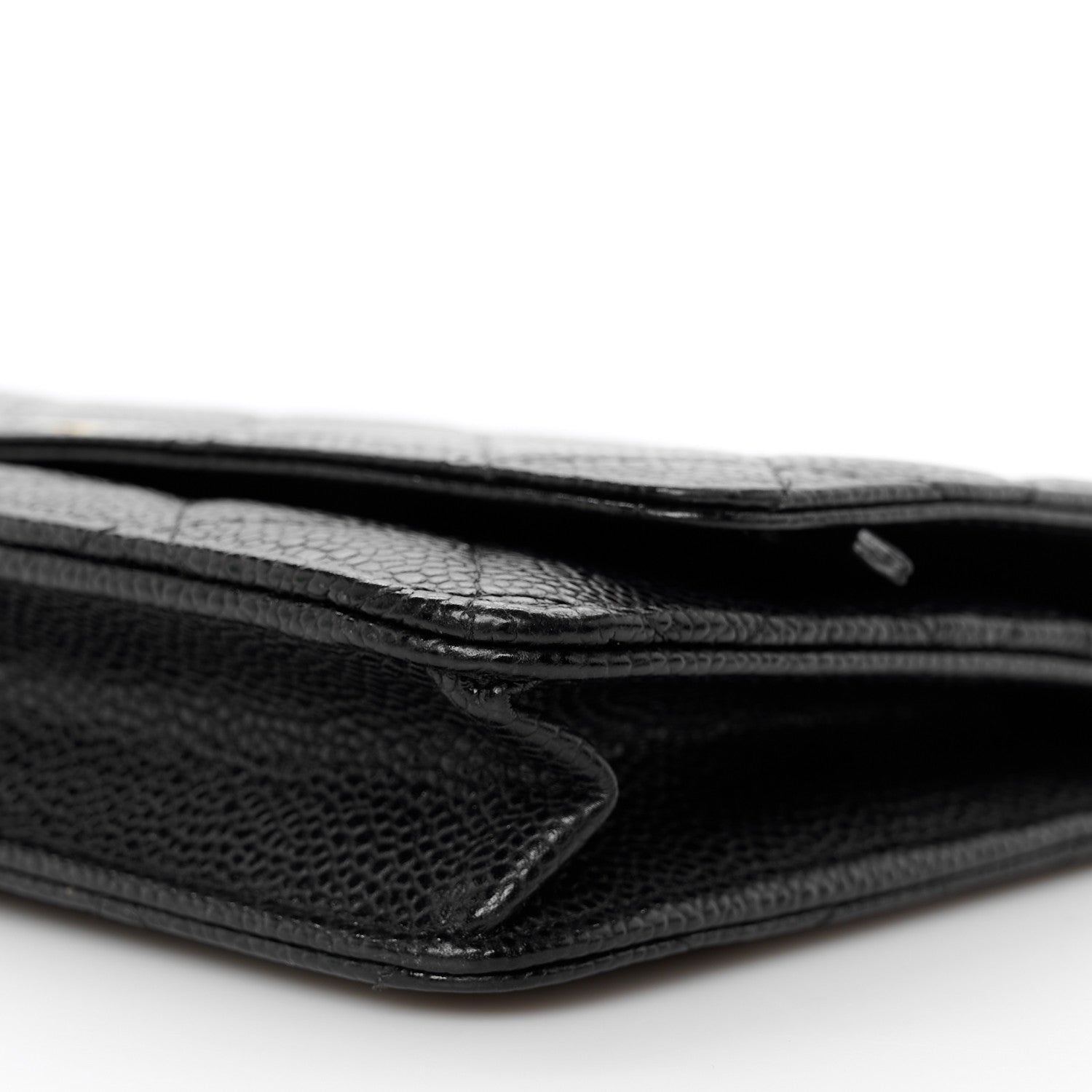 Chanel Caviar Quilted Wallet on Chain WOC Black 11 of 12