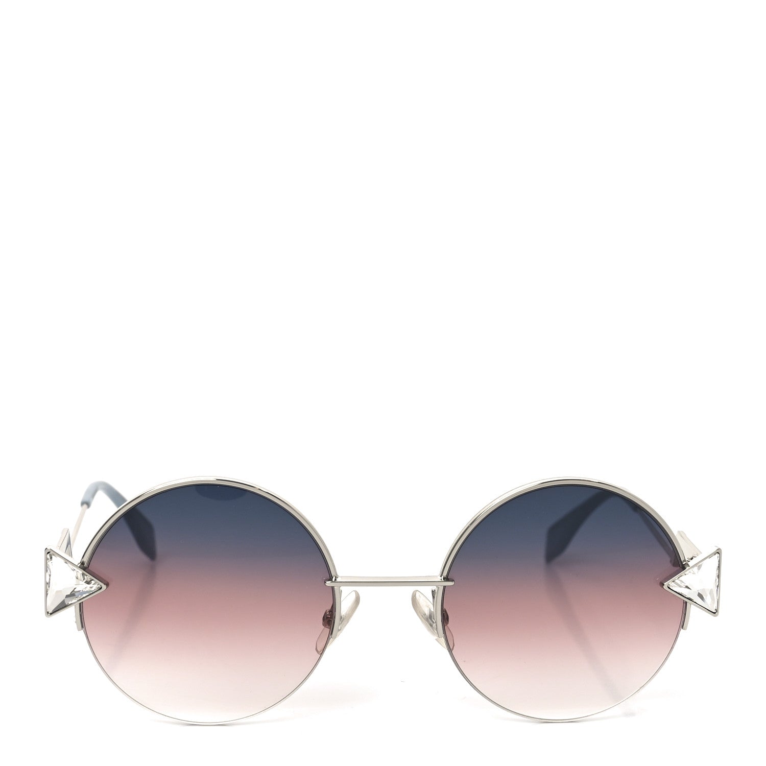 Fendi Crystal Sunglasses FF 0243/S Silver Blue 5 of 14