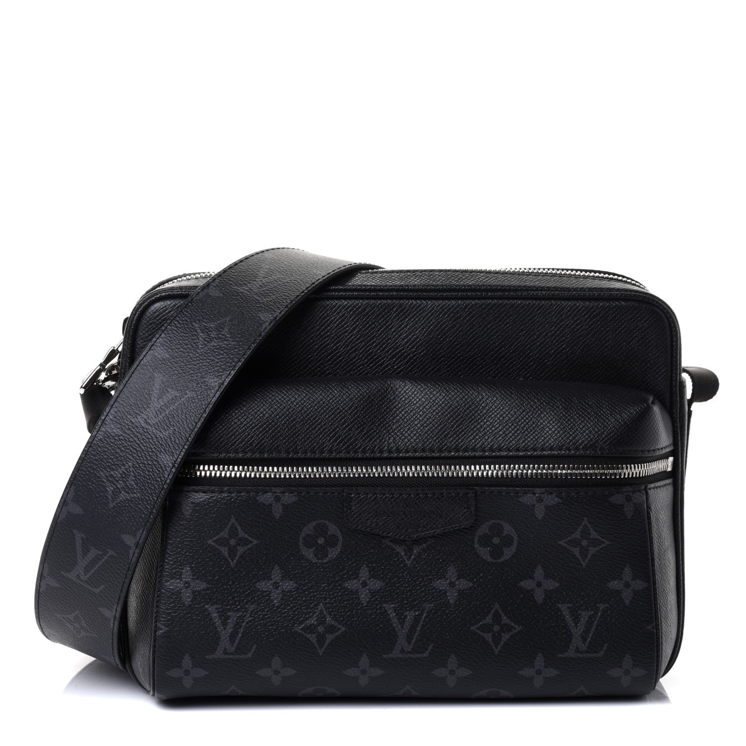 Louis Vuitton Taiga Monogram Eclipse Outdoor Messenger Black 1 of 4