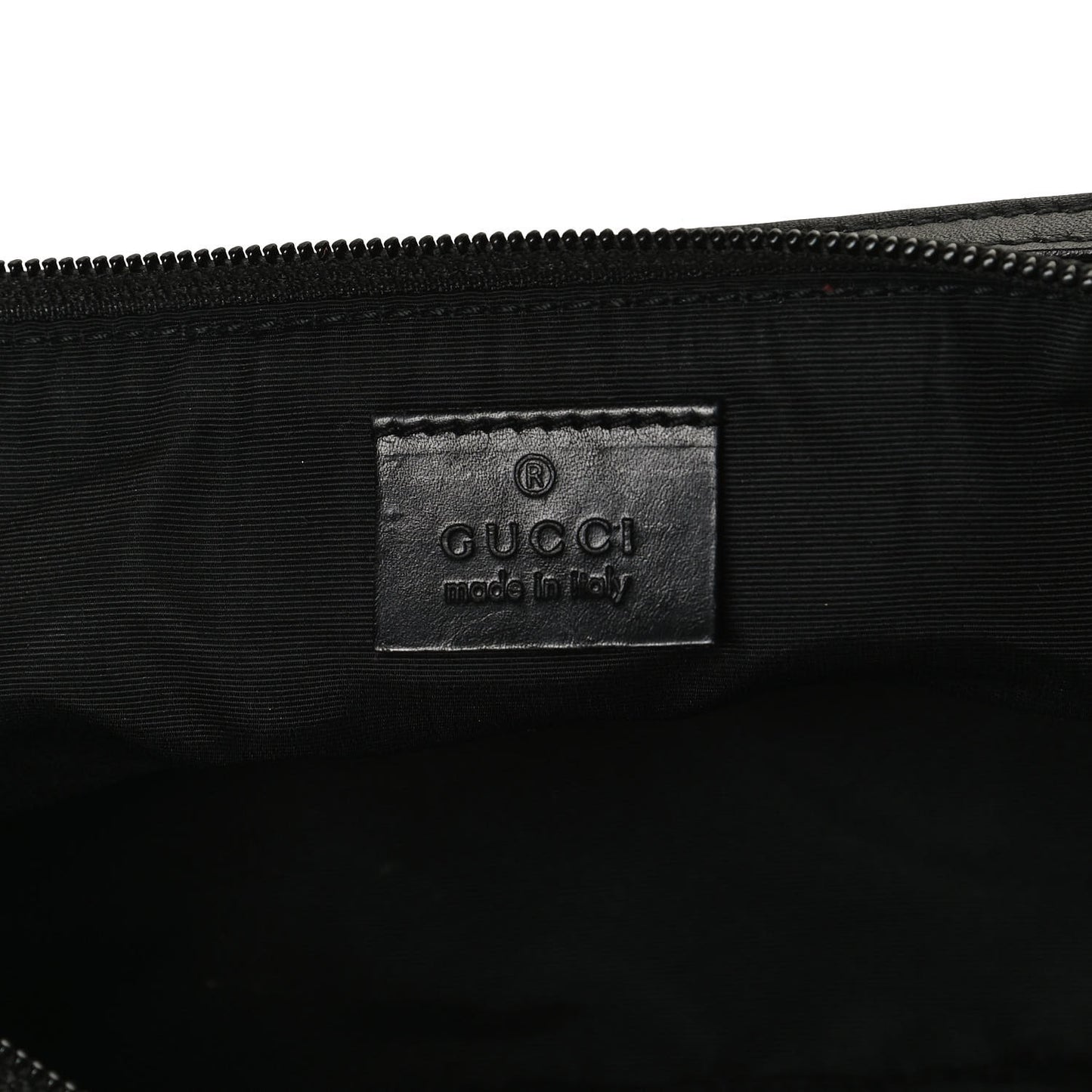 Denim Monogram Boat Pochette Black