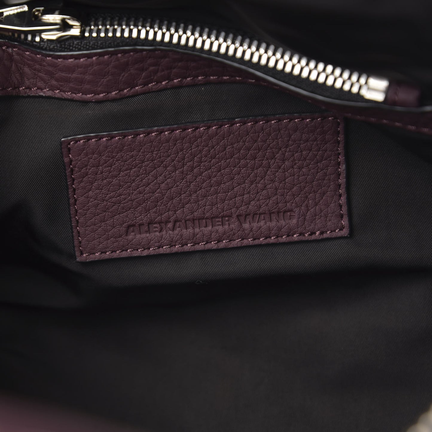 Pebbled Calfskin Mini Rockie Matte Oxblood