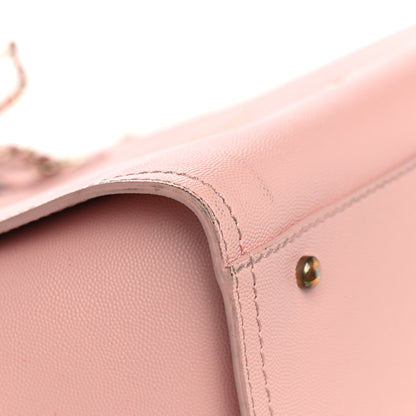 Chanel Caviar Small Studded Deauville Tote Light Pink 9 of 12