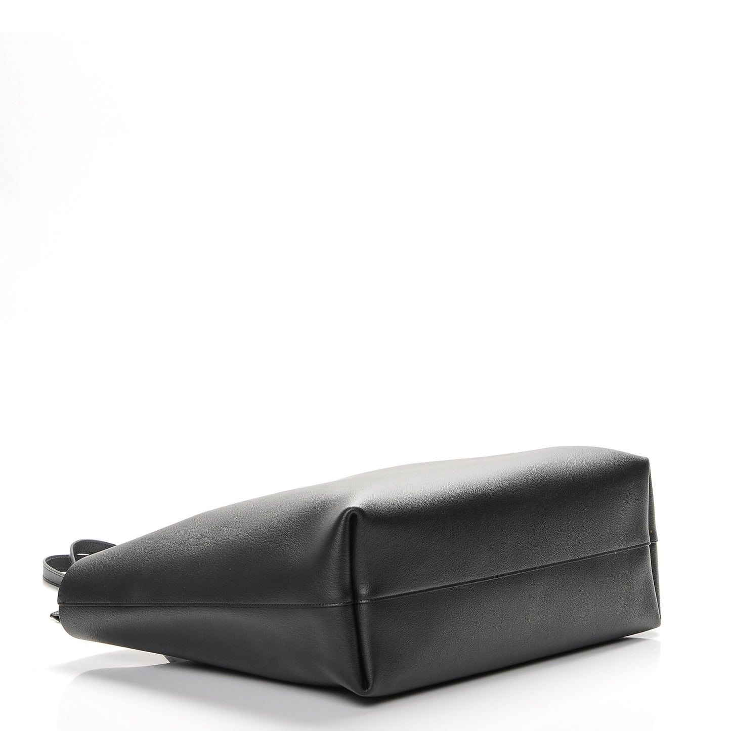 Calfskin Large Shopping Tote Black