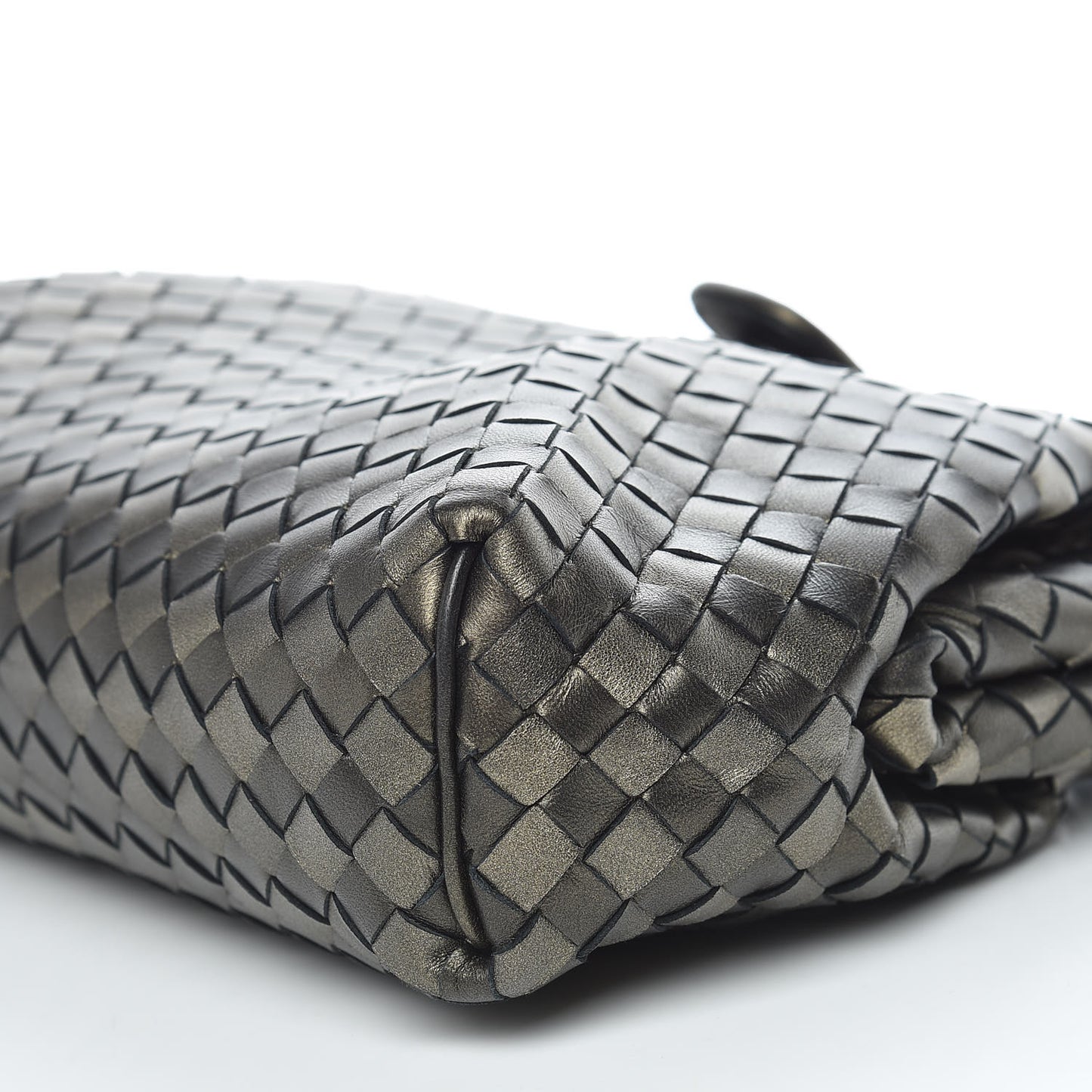 Nappa Intrecciato The Lauren 1980 Clutch Dark Bronze
