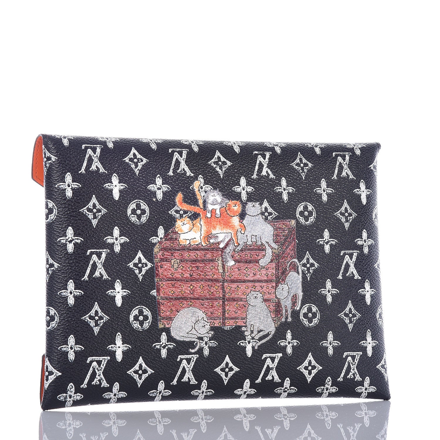Louis Vuitton Catogram Large Kirigami Pochette Black 3 of 6