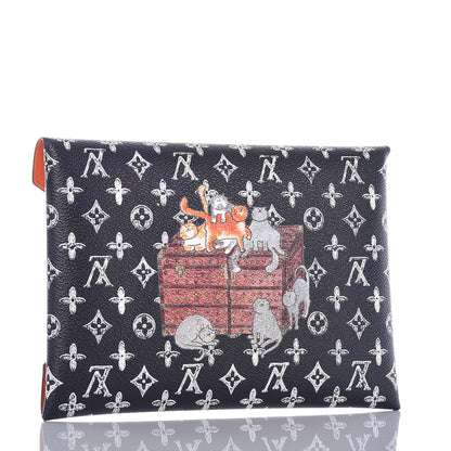 Louis Vuitton Catogram Large Kirigami Pochette Black 3 of 6