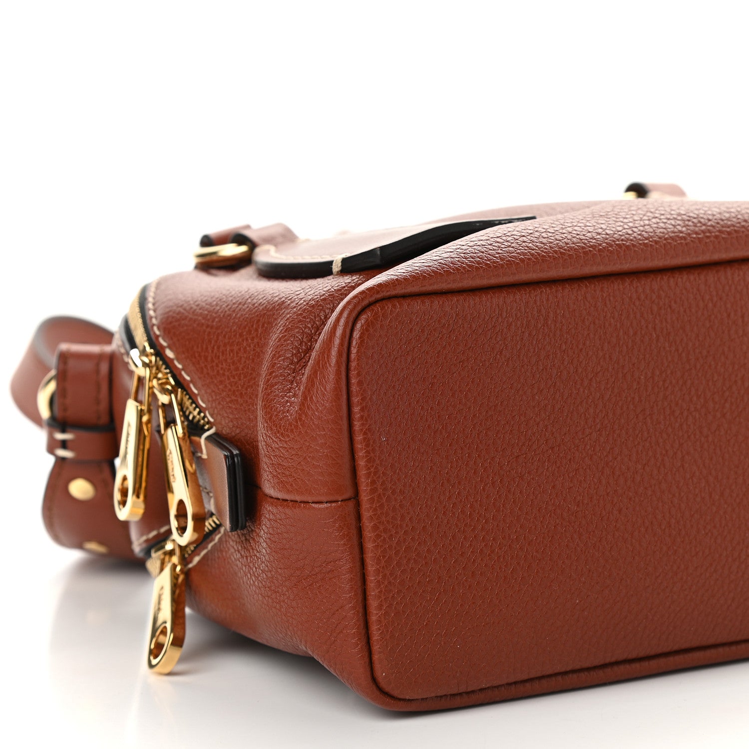 Chloe Calfskin Small Daria Sepia Brown 8 of 9