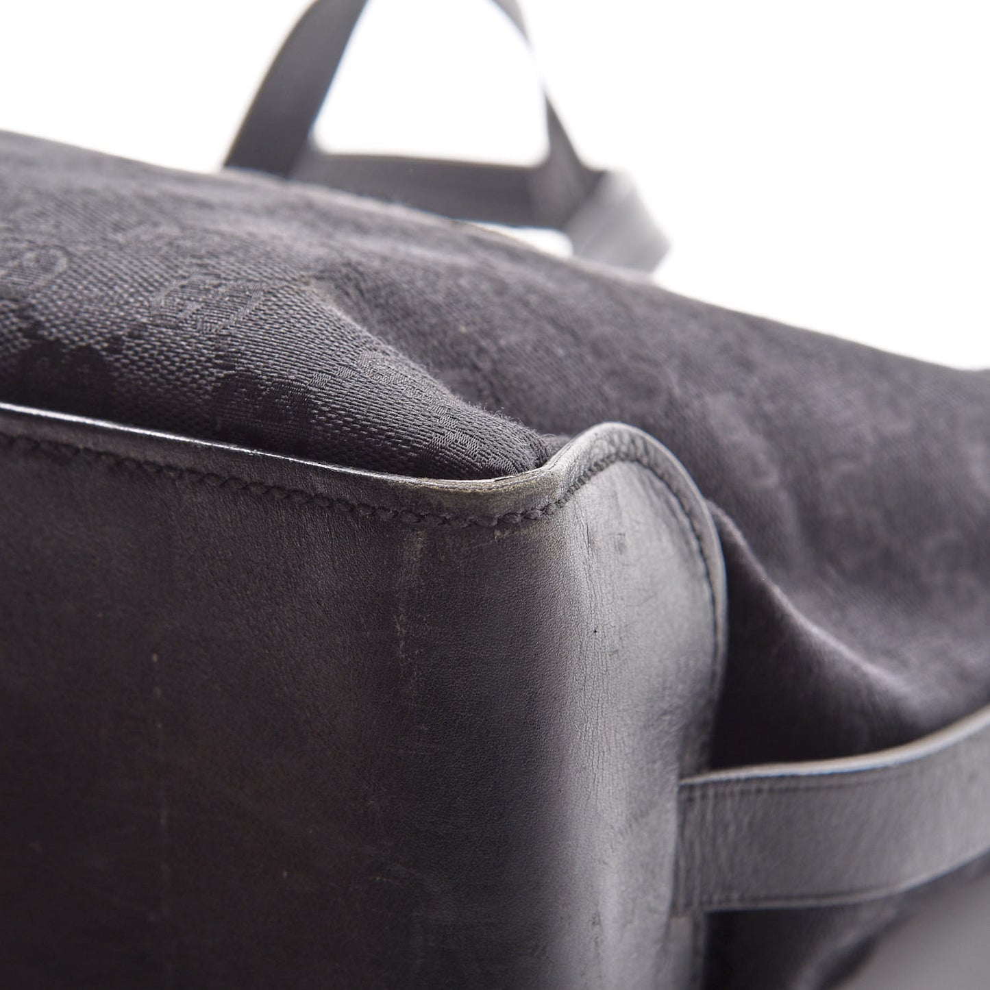 Monogram Large Tote Black