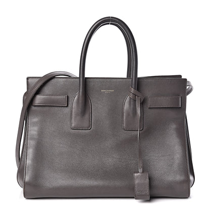 Saint Laurent Calfskin Small Sac De Jour Fog 1 of 11