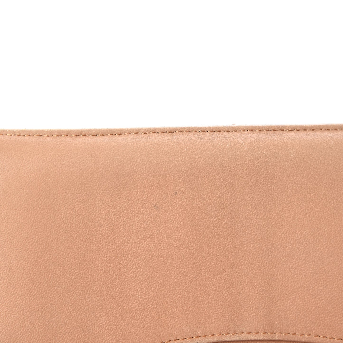 Lambskin Quilted Yen Wallet Beige