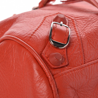 Balenciaga Matte Goatskin Rubber Covered Classic Hardware Mini Twiggy Rouge Coquelicot Rouge Braise 9 of 10