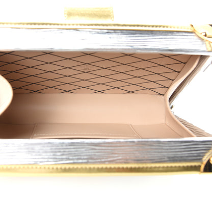 Louis Vuitton Metallic Epi Petite Malle Silver 5 of 10