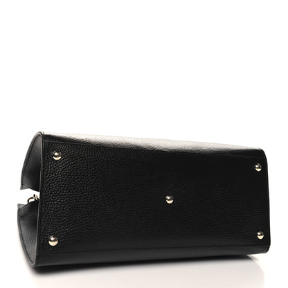 Gucci Dollar Calfskin Large Soho Top Handle Satchel Black 4 of 10