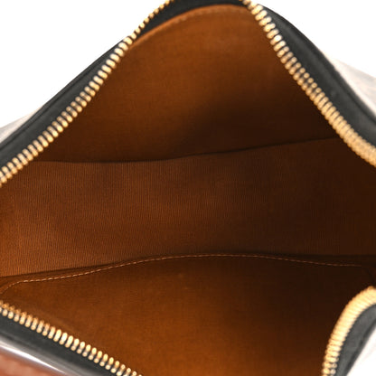 Celine Triomphe Canvas Calfskin Ava Shoulder Bag Tan 5 of 11