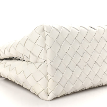 Bottega Veneta Nappa Intrecciato Small Andiamo Shoulder Bag White 8 of 9