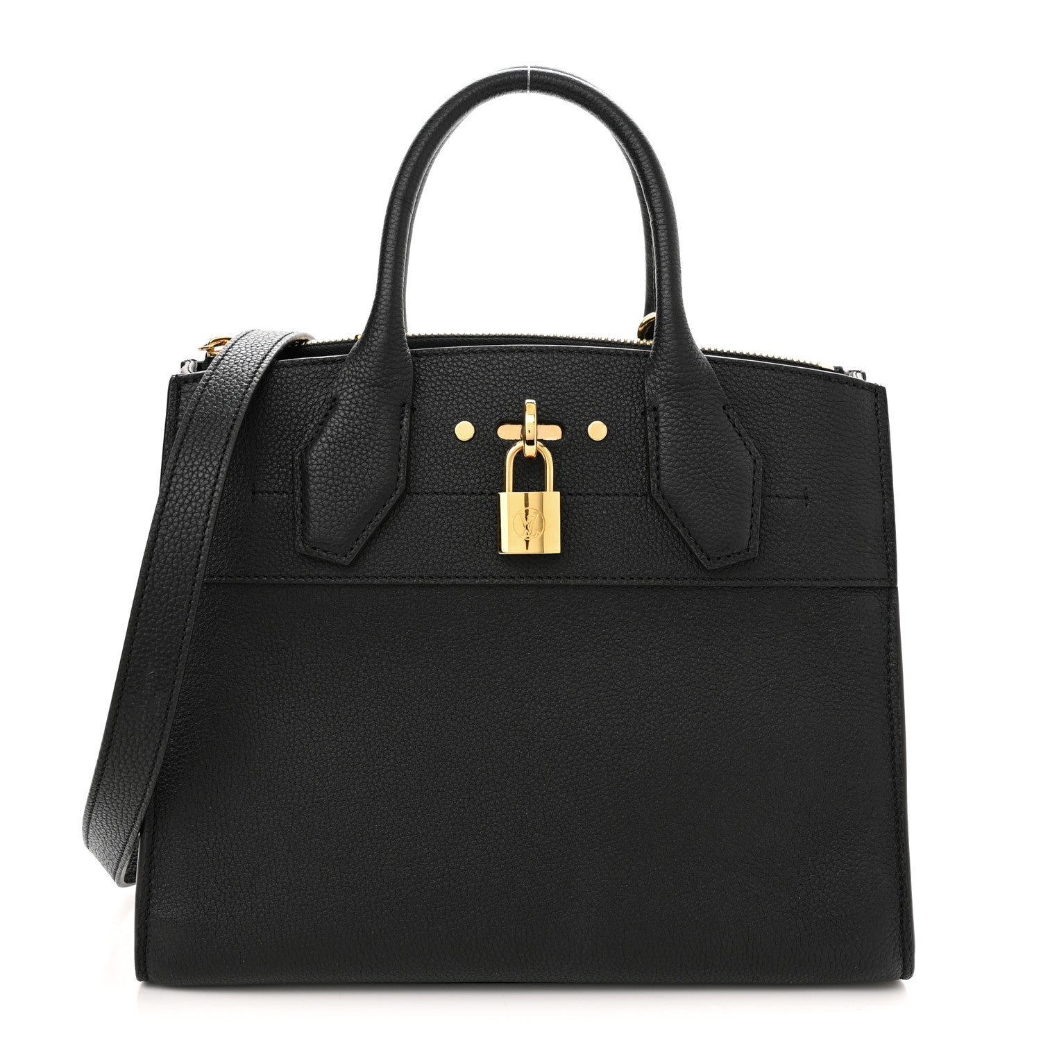 Louis Vuitton Taurillon City Steamer PM Black 1 of 10