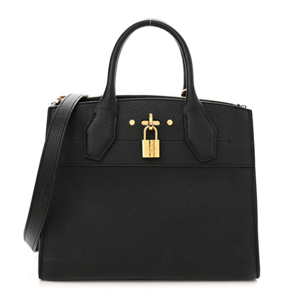 Louis Vuitton Taurillon City Steamer PM Black 1 of 10