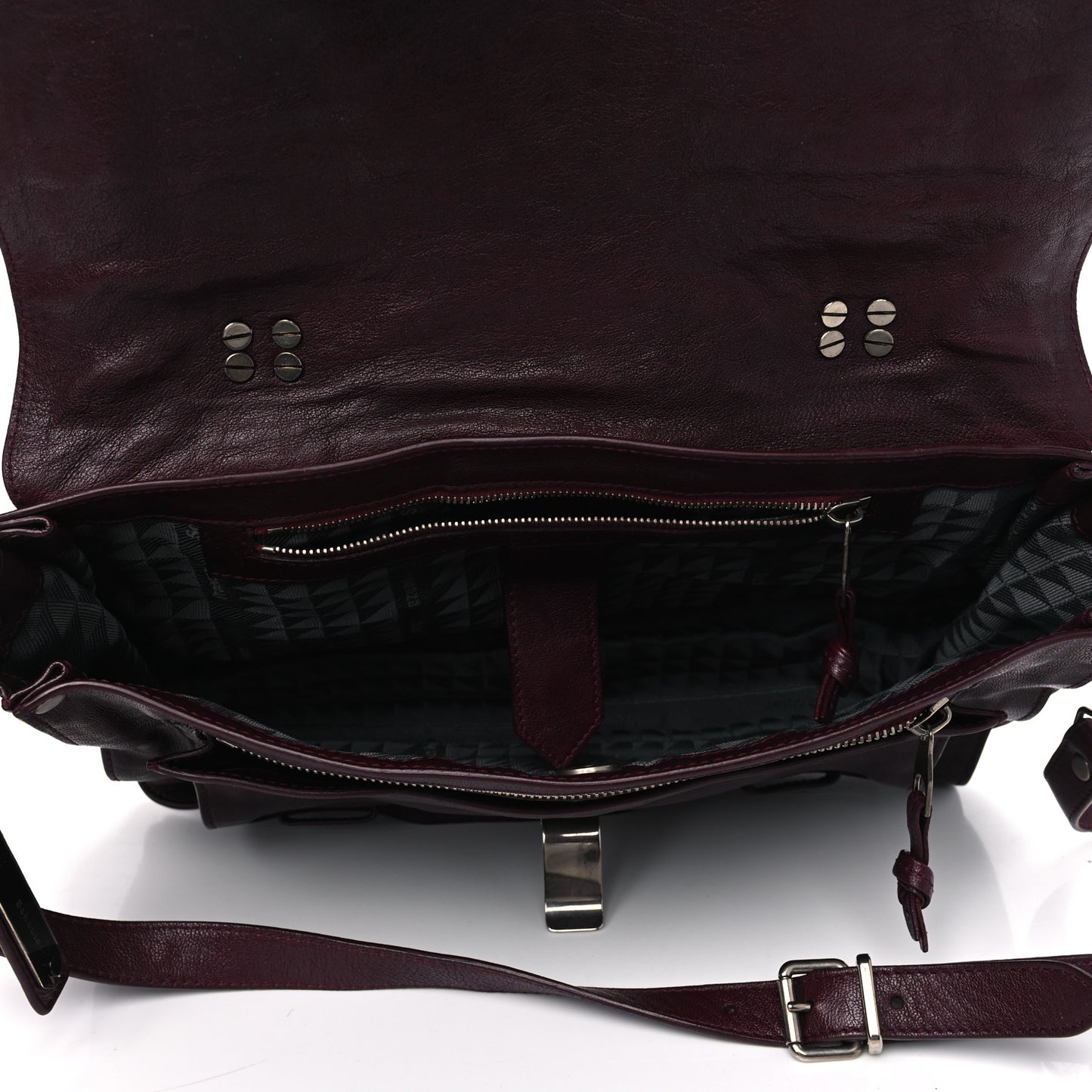Lambskin Medium PS1 Satchel Oxblood