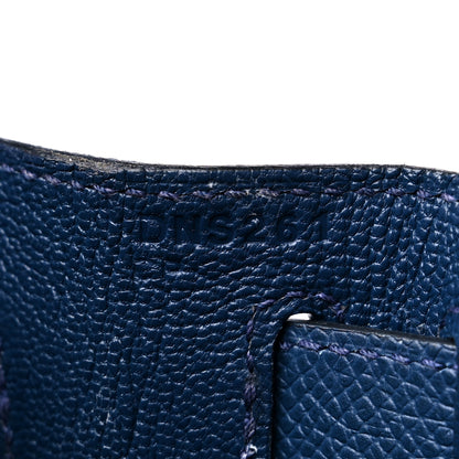 Hermes Epsom Kelly Sellier 28 Bleu De Malte 7 of 17