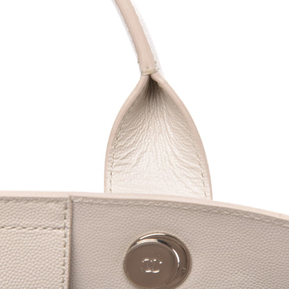 Chanel Caviar Small Studded Deauville Tote Ivory 15 of 18