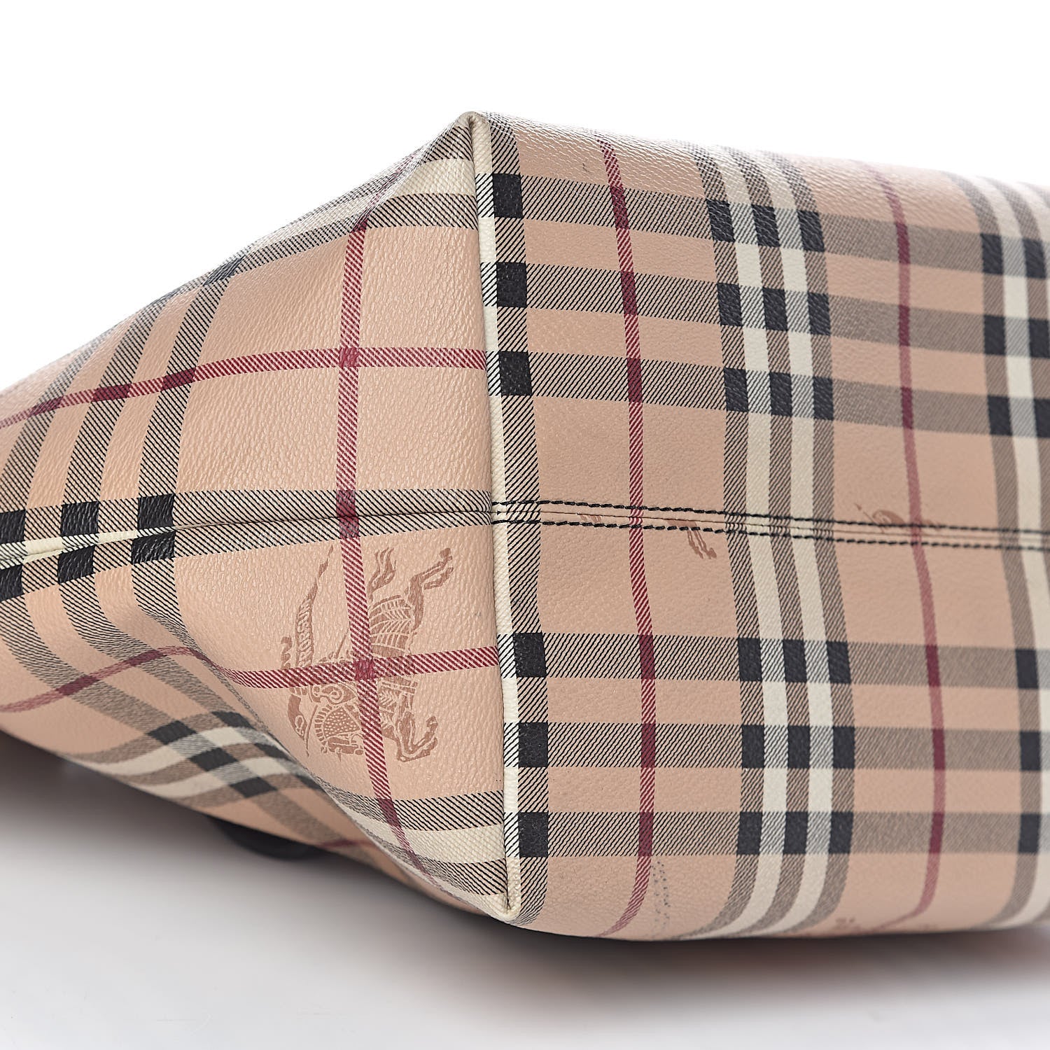 Burberry Haymarket Check Small Salisbury Tote Chocolate 5 of 10