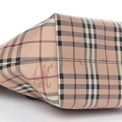 Burberry Haymarket Check Small Salisbury Tote Chocolate 5 of 10