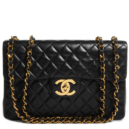 Chanel Lambskin XL Jumbo Flap Black 1 of 10