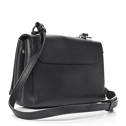 Louis Vuitton Calfskin Lockme II Chain Bag BB Black 3 of 17