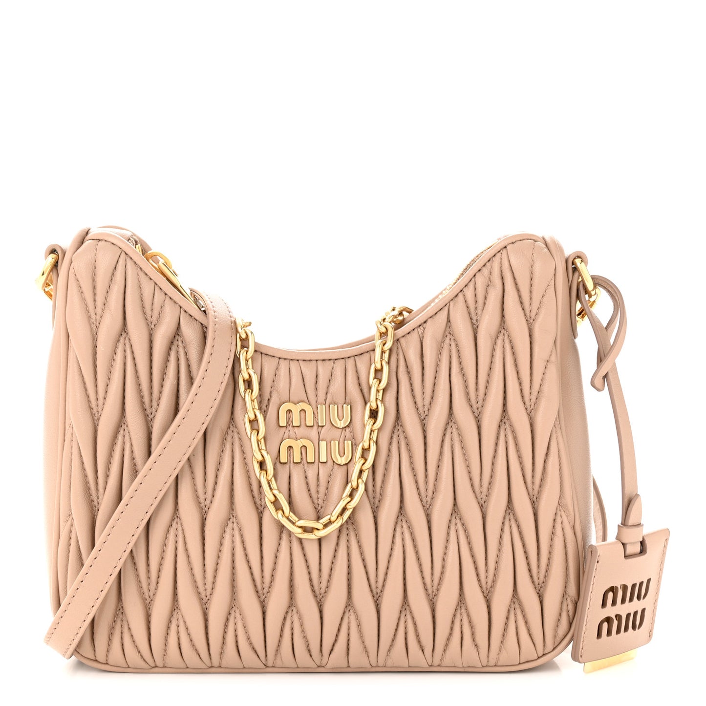 Nappa Matelasse Shoulder Bag Cammeo