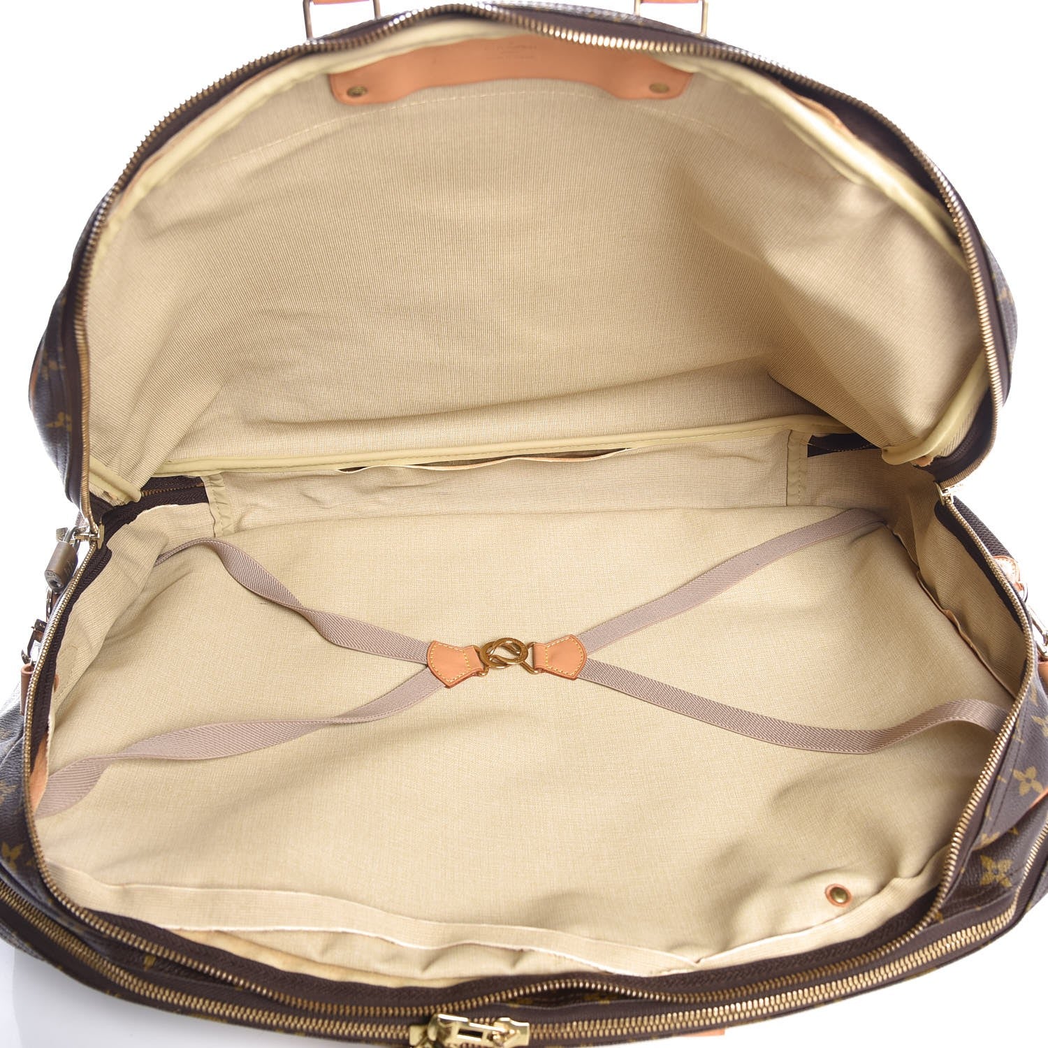 Louis Vuitton Monogram Alize 2 Compartment Luggage Travel Bag 5 of 28