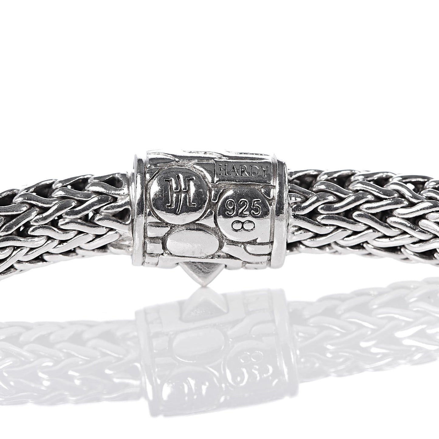 Sterling Silver Black Sapphire 4 Station Classic Chain Bracelet