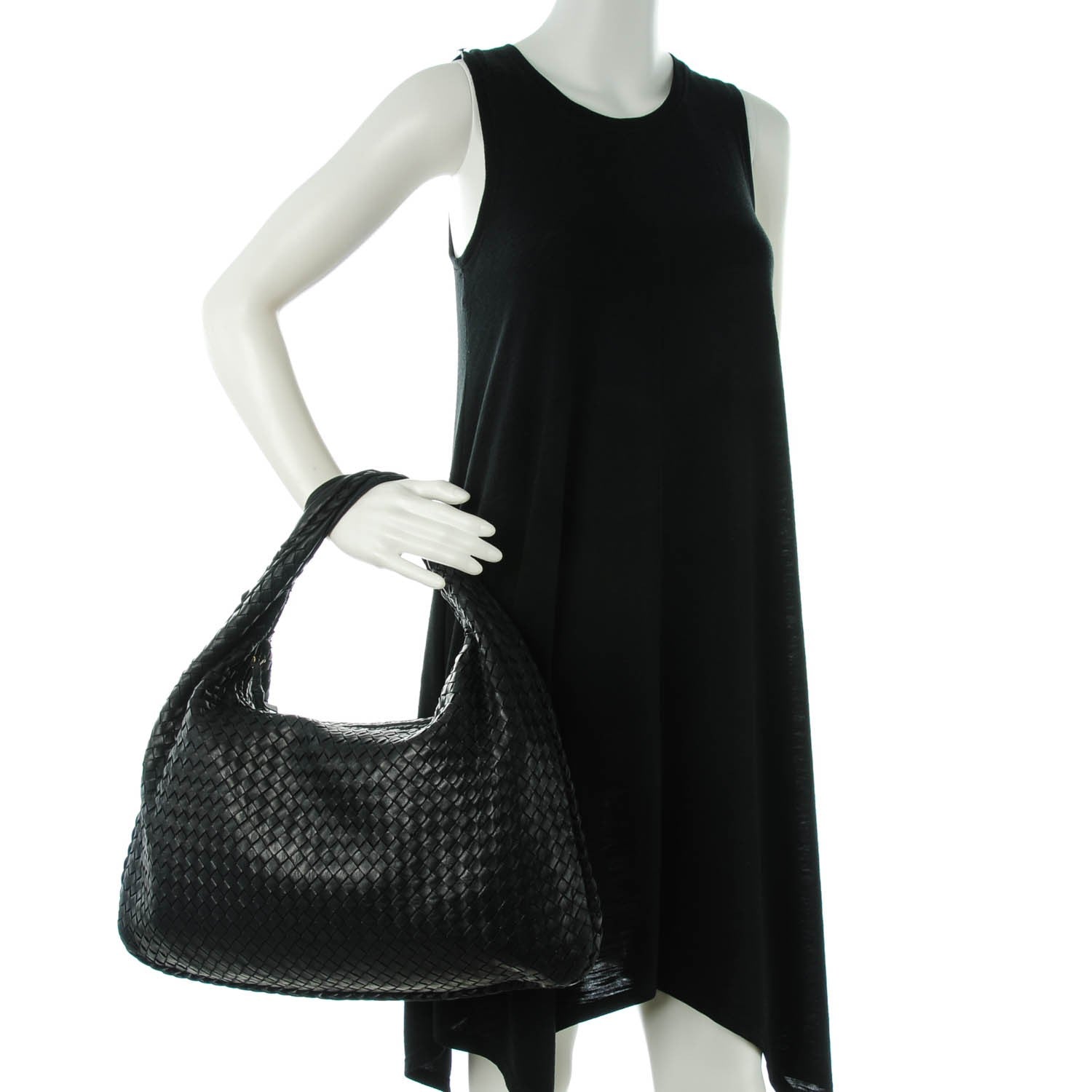 Bottega Veneta Nappa Intrecciato Large Veneta Hobo Nero Black 2 of 9