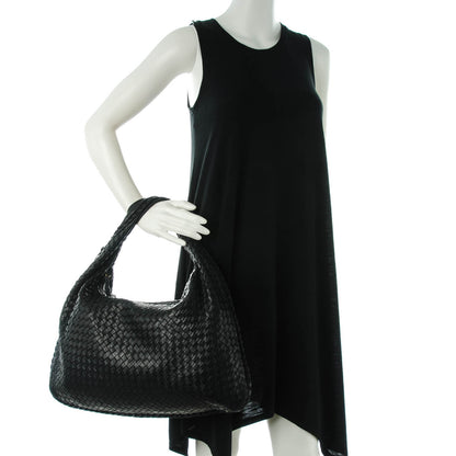 Bottega Veneta Nappa Intrecciato Large Veneta Hobo Nero Black 2 of 9