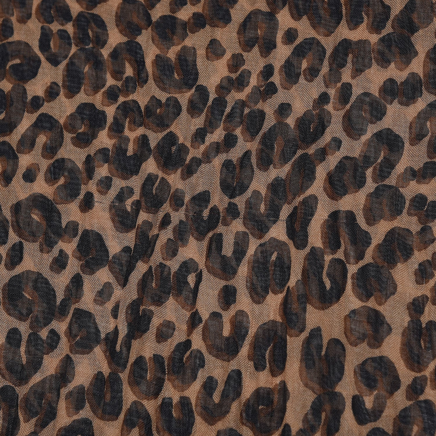 Louis Vuitton Cashmere Silk Leopard Etole Stole Marron 6 of 7