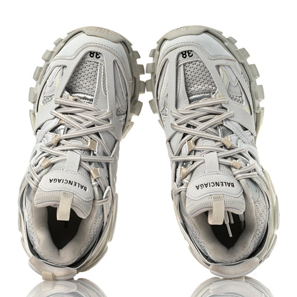 Balenciaga Rubber Mesh Fabric Monocolor Recycled Sole Womens Track Sneakers 38 White 2 of 13