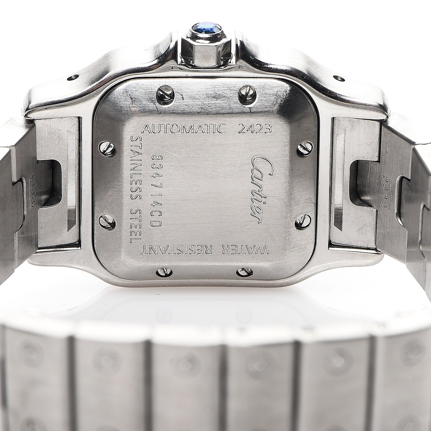 Cartier Stainless Steel 24mm Santos de Galbee Automatic Watch 4 of 6
