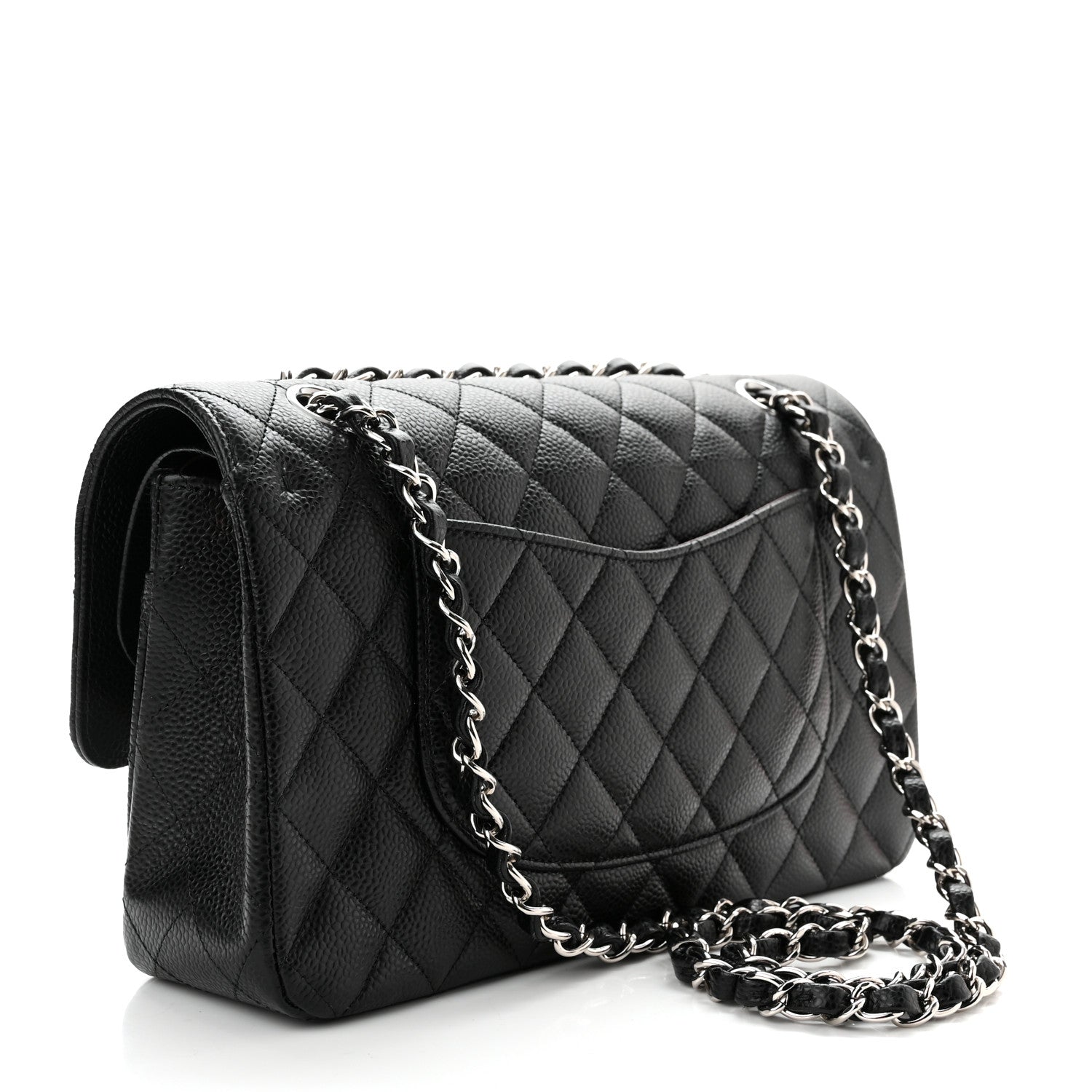 Chanel Caviar Quilted Medium Double Flap Black 3 of 10