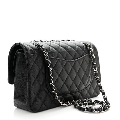 Chanel Caviar Quilted Medium Double Flap Black 3 of 10